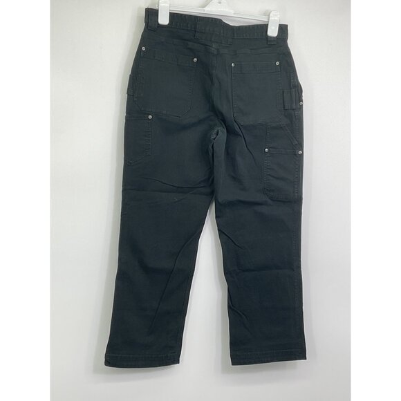 Duluth Trading Co Flex Fire Hose Pants 34x30 Black Cotton Blend - Picture 2 of 6
